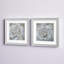 «Bombshell Bloom I», ensemble de 2 reproductions d'art sur toiles-376382701-376382690-303164623