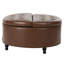 80cm Wide Tufted Round Standard Ottoman with Storage-1238174511