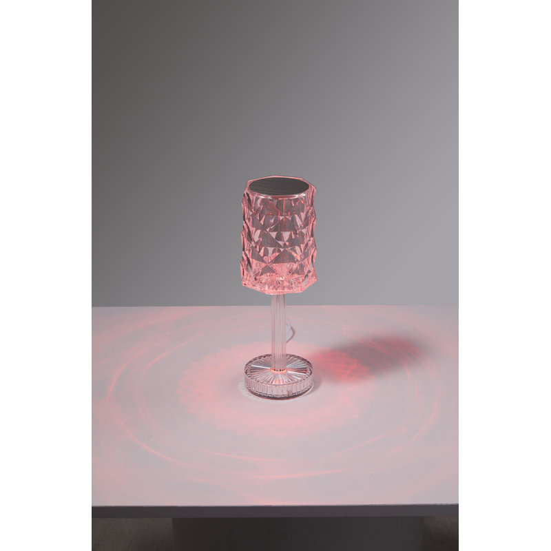 Acrylic Diamond pattern LED Table Lamp with Remote Control