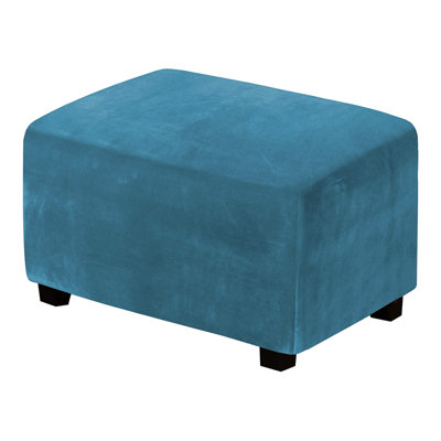 Box Cushion Ottoman Slipcover