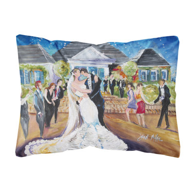 Coussin décoratif intérieur/extérieur notre journée de mariage