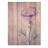 Emerald The Hidden Path I - Carnation Wooden Wall Art On Natural Pine Wood-1294358019