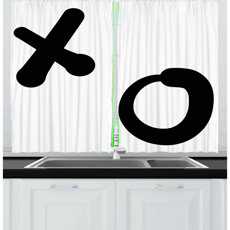Pointed Kitchen Curtain