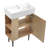 Efficient Storage Vanity Ceramic Modern Bathroom