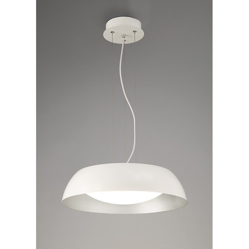 Septimus 1 - Light Dome Pendant, 150cm H x 45cm W x 45cm D, Polished Chrome