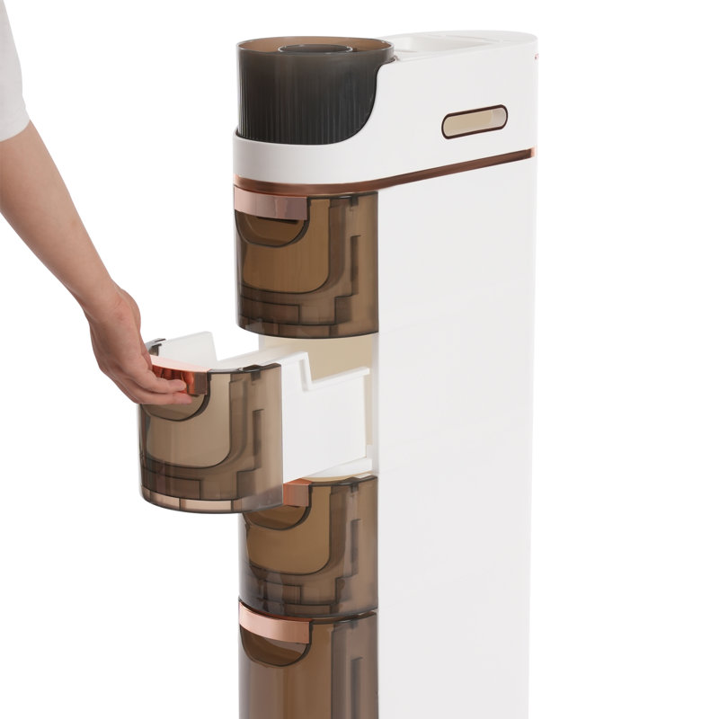 4-Drawer Narrow Slim Storage Cart Bathroom Storage Mobile Storage Organizer