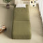 Canapé convertible pliable en lin vert mat-130061057