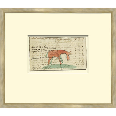 Mule - Mennonite Ledger Drawing Giclee Print