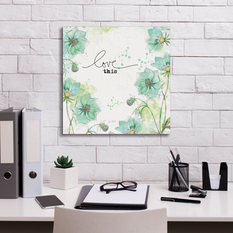 «Dream and Faith 3» par Katie pertiet, art mural sur toile, H 18 po x l 18 po x P 0,75 po