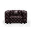 Canapé simple Chesterfield 48,4 po en similicuir moderne avec très grand coussin-1928528892
