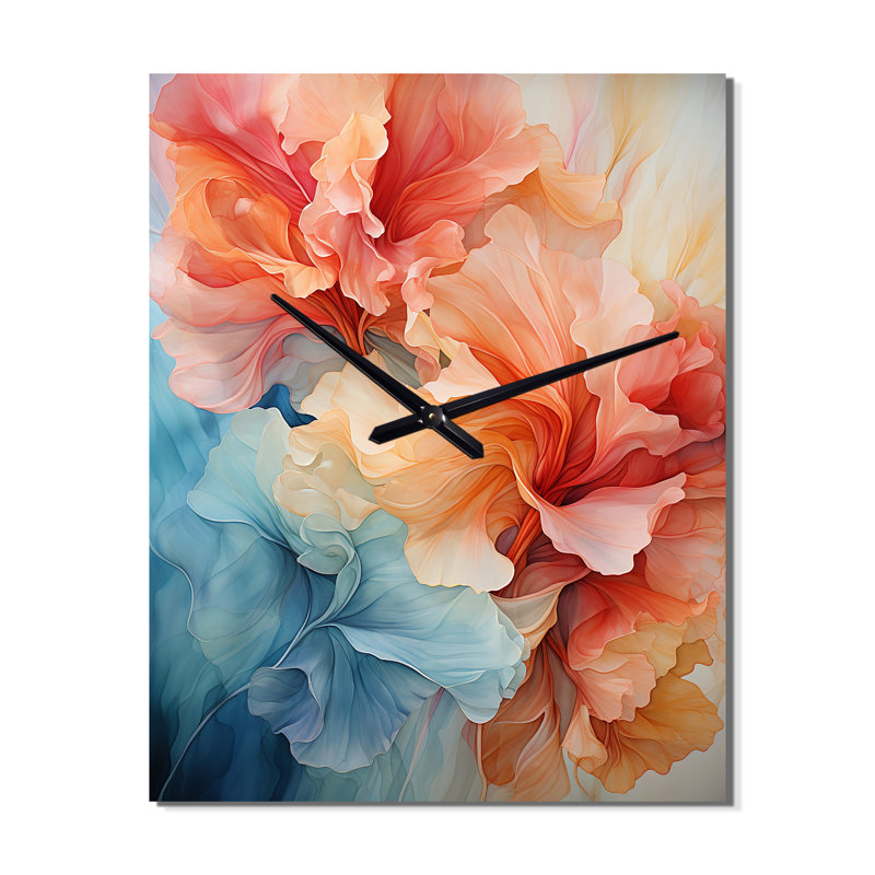 Janear - Horloge murale abstraite, H 28 po x l 12 po x P 1 po