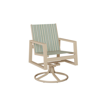 Chaise berçante pivotante en aluminium Ohlson Luna
