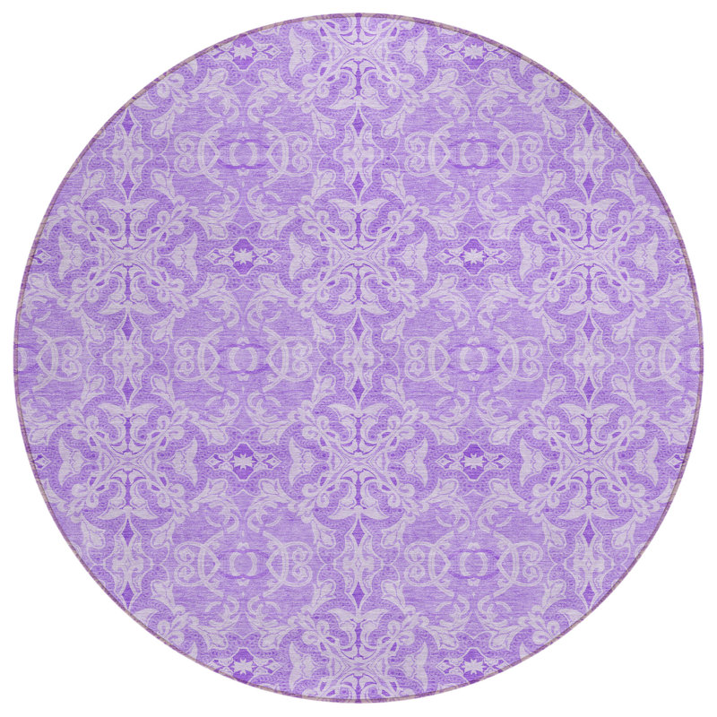 Tapis rond lavable intérieur 8 pi Medallion