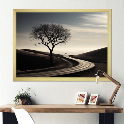 Minimalisme, paysage de route du pays des merveilles I