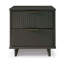 Table de chevet gris anthracite pour le rangement au chevet