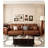 Retro Brown Straight-layout Sofa