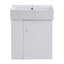 Meuble-lavabo de salle de bain moderne - 21,6 pouces, lavabo en céramique, rangement à gauche, tendance, support de rangement blanc 21,6 pouces, moderne,-1797039846