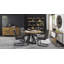 Phillippi Round Metal Base Dining Table