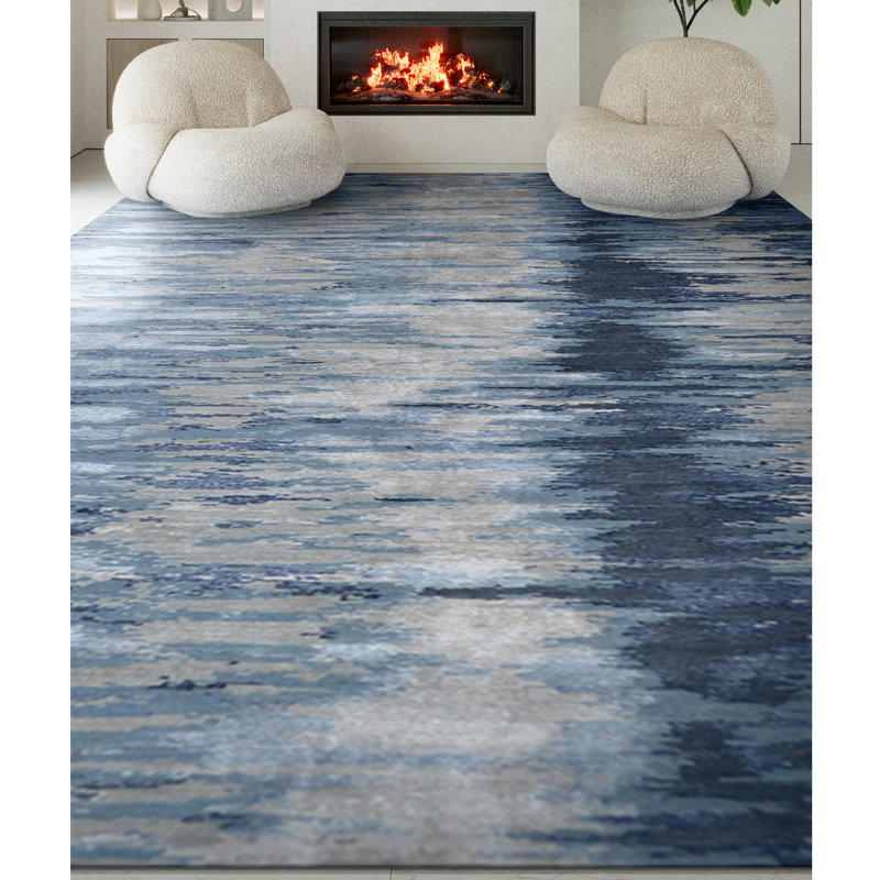 Abstract Area Rug, Rectangle 6' x 9'