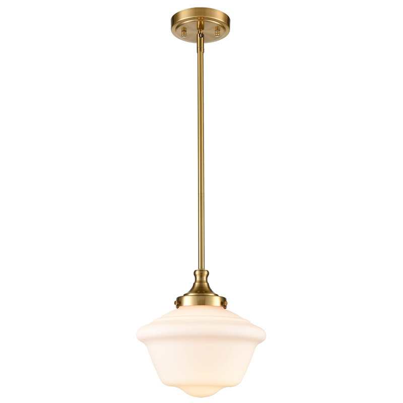 Luminaire suspendu 1 lumière, Laiton doré