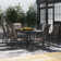 Alyah  Extendable Powder Coated Steel Dining Table