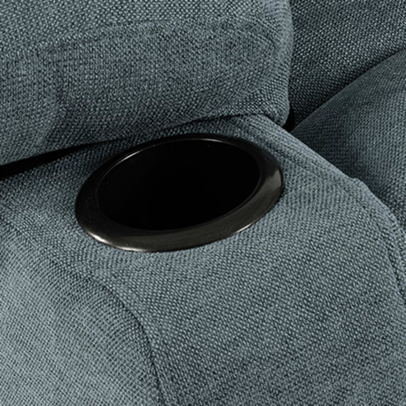 Fauteuil inclinable avec massage et vibration chauffante, Tissu gris