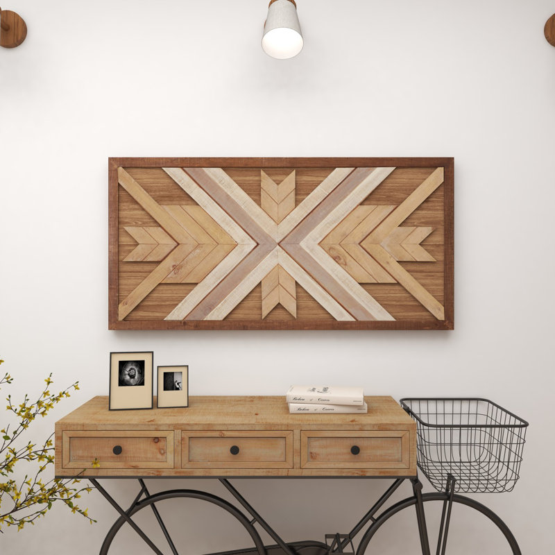 Impression sur bois avec cadre flottant