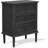 Finch Webster 3 Drawer Storage Cabinet, Dark Gray