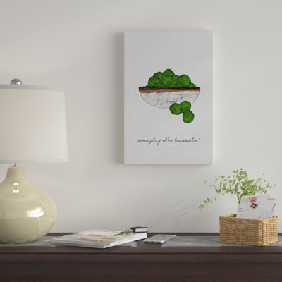 « quotidien i is brusselin' », impression sur toile