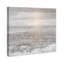 «Water Grey Sea Coastal», impression sur toile-53773020-53773022