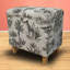 Rectangle Floral Ottoman with Storage