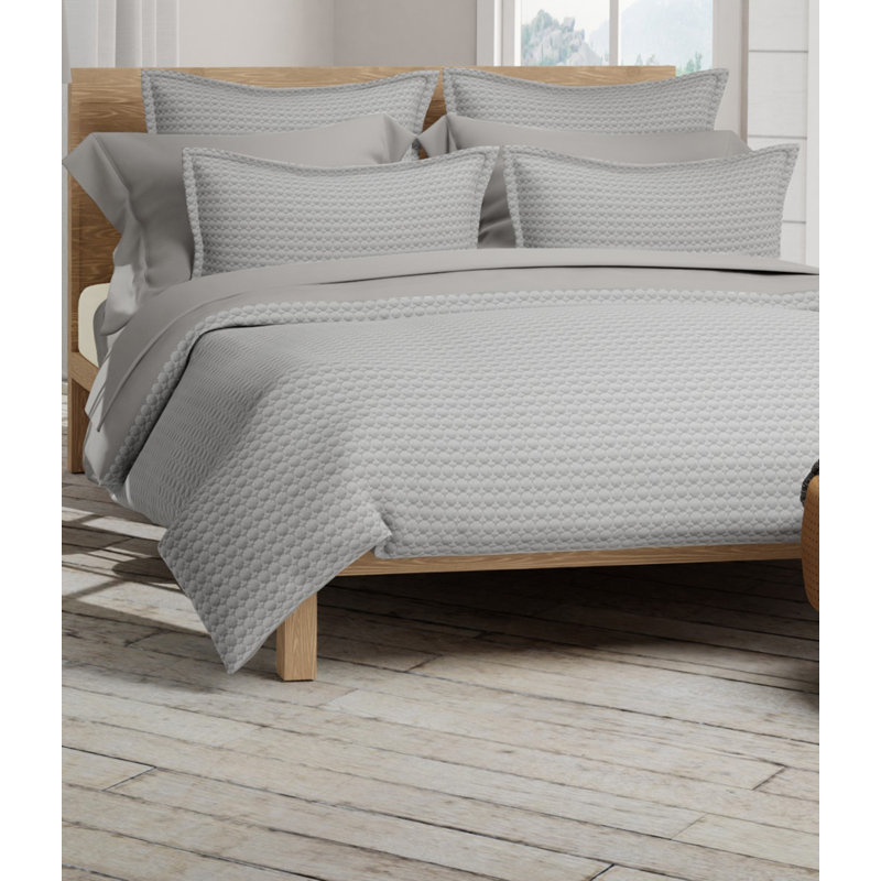 Luxury Cottons Sham, Gray, Queen