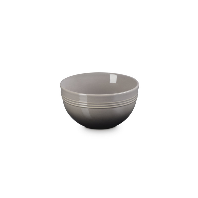 Le Creuset Stoneware Coupe Snack Bowl, 12cm, Grey