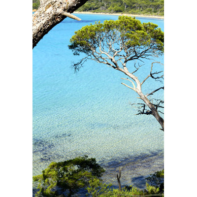 French Riviera Blue Lagoon by Rrrainbow - Wrapped Canvas Print