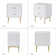 Alexandera 25.2'' H Modern Nightstand with Two Drawers