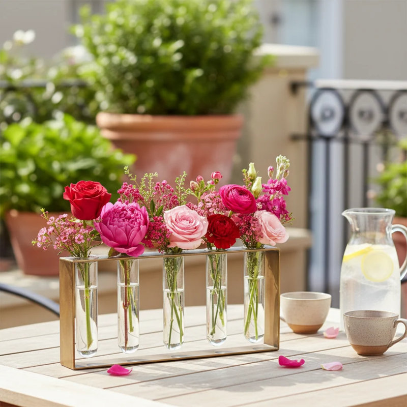 Simcox Metal Table Vase