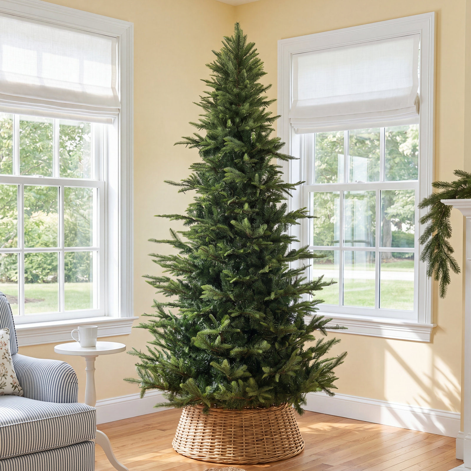 Pre-Lit Spruce Christmas Tree, 7.5 ft
