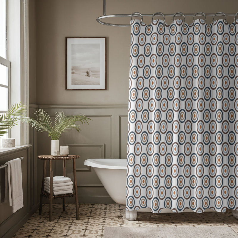 Rideau de douche Earthy Lattice - Premium, H 74 po x l 35 po