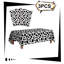 Articles de fête de vache, 3 pièces de nappe de vache