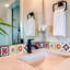 5'' W x 5'' L Vinyl Peel and Stick Mosaic Tile