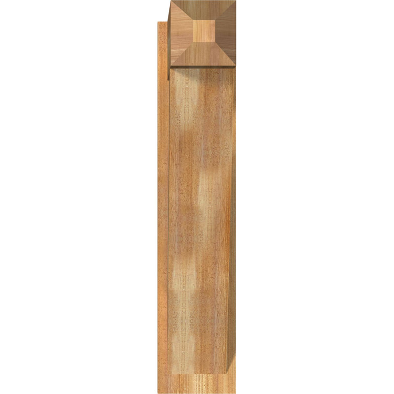 Artisan traditionnel en bois rustique, P 26 po x H 38 po, Cèdre rouge de l'Ouest de 8 po (sciage brut)
