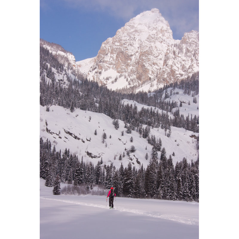Backcountry Skiing by Joshbeckner - Wrapped Canvas Print, 46cm H x 30cm W