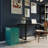 2-Drawer File Cabinet with 2 File Drawers for Smooth-Glide Suspension, Files & Folders, Teal