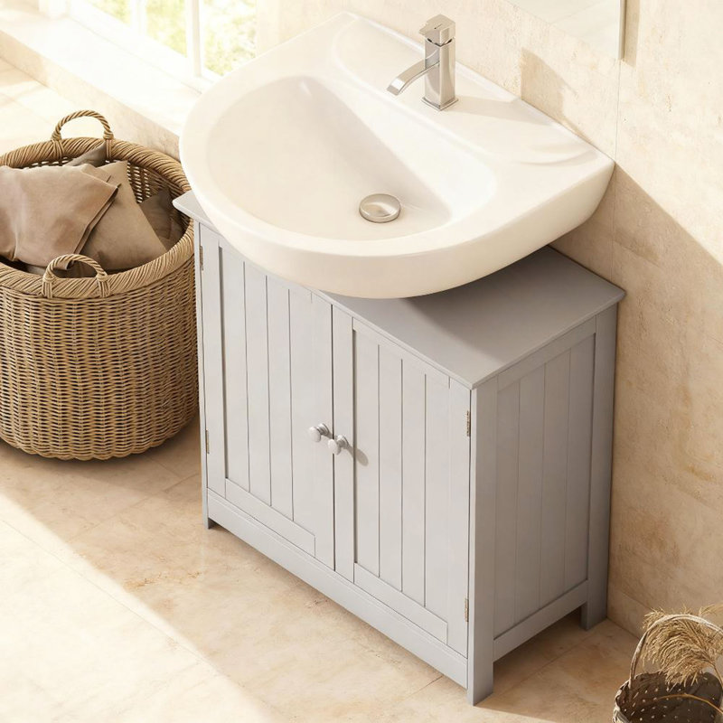 Armoire de salle de bain sous le lavabo avec 2 portes (sans lavabo)