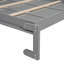 Lit escamotable double pleine grandeur avec tablettes
