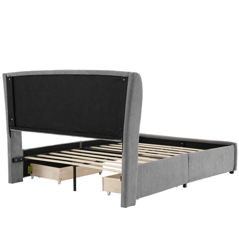 Dowler Upholstered Storage Bed, Double (4'6)