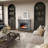 Freestanding Electric Fireplace with Remote-1272029733