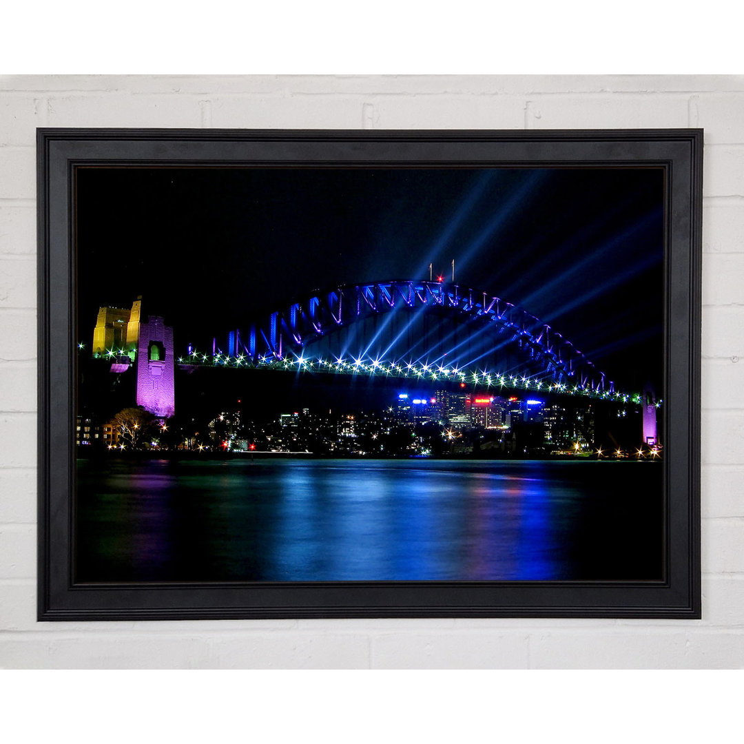 Sydney Harbour Bridge Blaues Licht - Druck