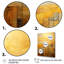 Golden Hour, paysage rustique Illustration - art mural géométrique moderne, salon-805299661-805299660