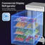 Coolake l 40 po x 36 pieds cubes Réfrigérateur commercial de boissons, réfrigérateur commercial de dégivrage automatique avec 2 portes en verre, réfrigérateur en acier inoxydable avec lumière DEL pour le bureau, la boulangerie